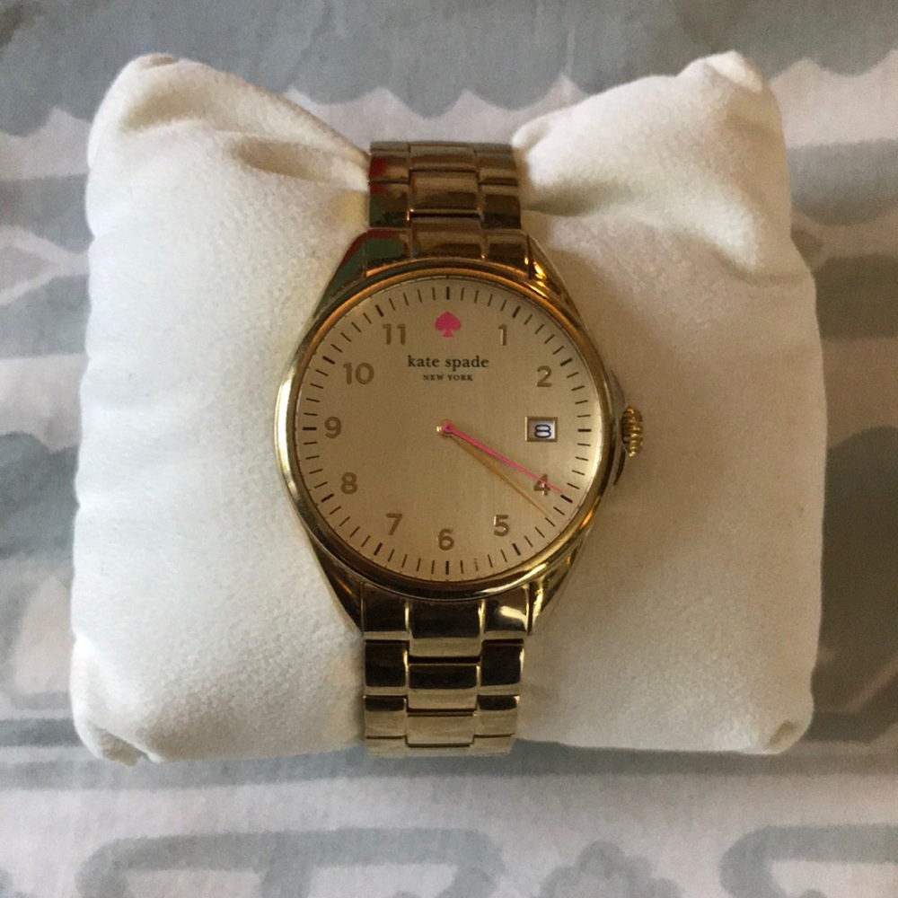 KATE SPADE seaport gold watch